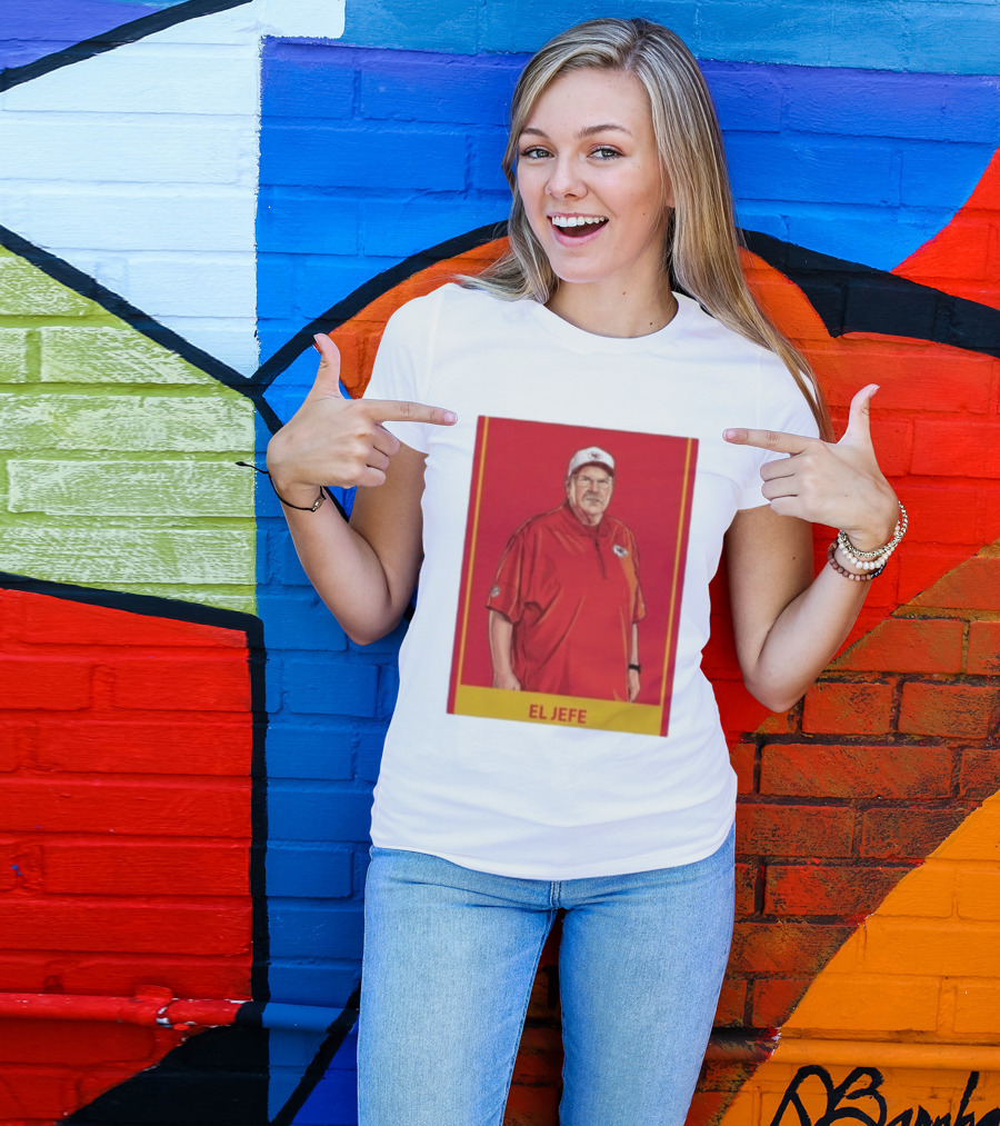 Andy Reid El Jefe Kansas City Chiefs Coach Red Chiefs T-Shirt