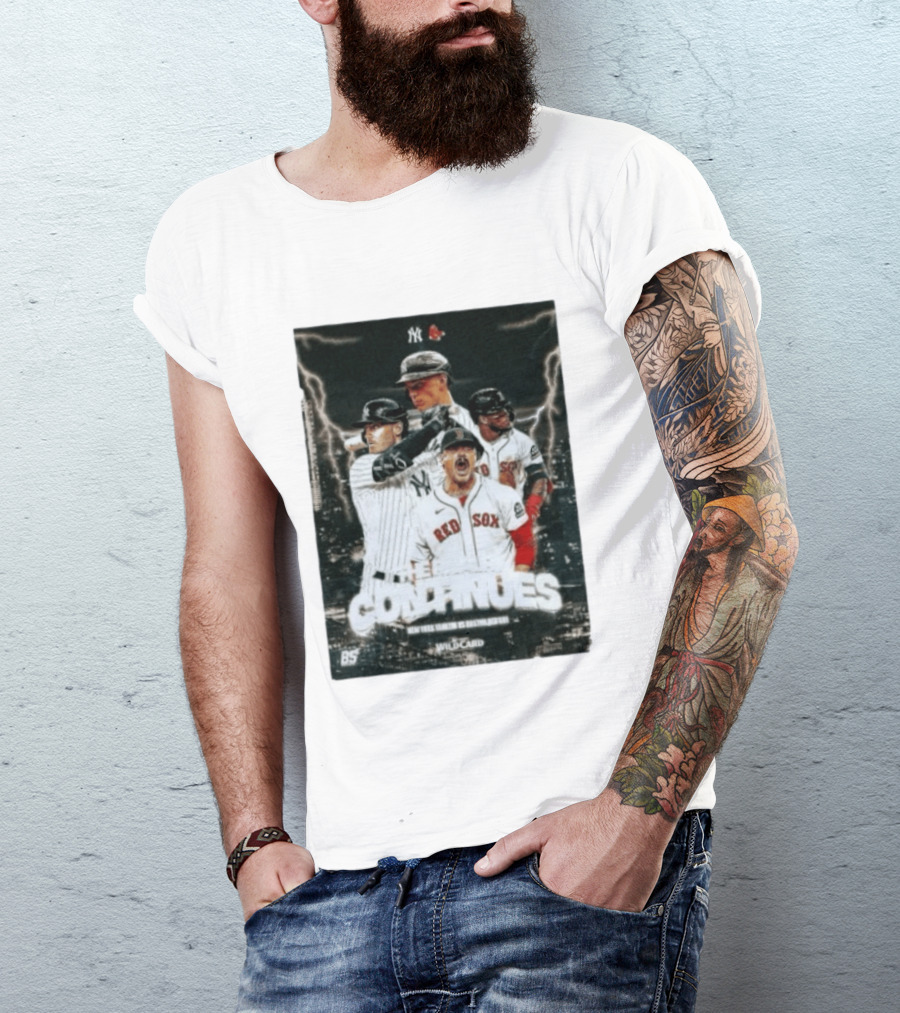 Boston Red Sox Vs New York Yankees 2026 Wildcard Rivalry Continues T-Shirt