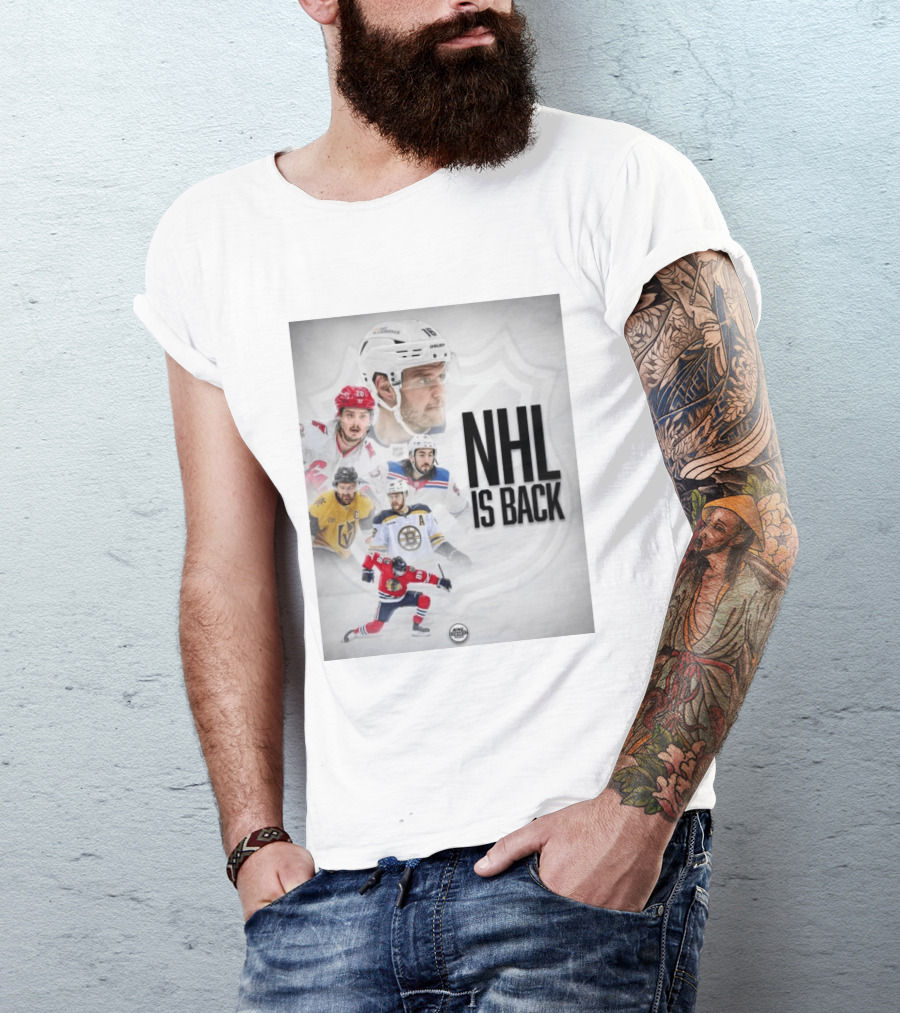 NHL 2026 2027 Is Back Featuring Iconic Players And Teams Like Boston Vegas Florida Carolina T-Shirt