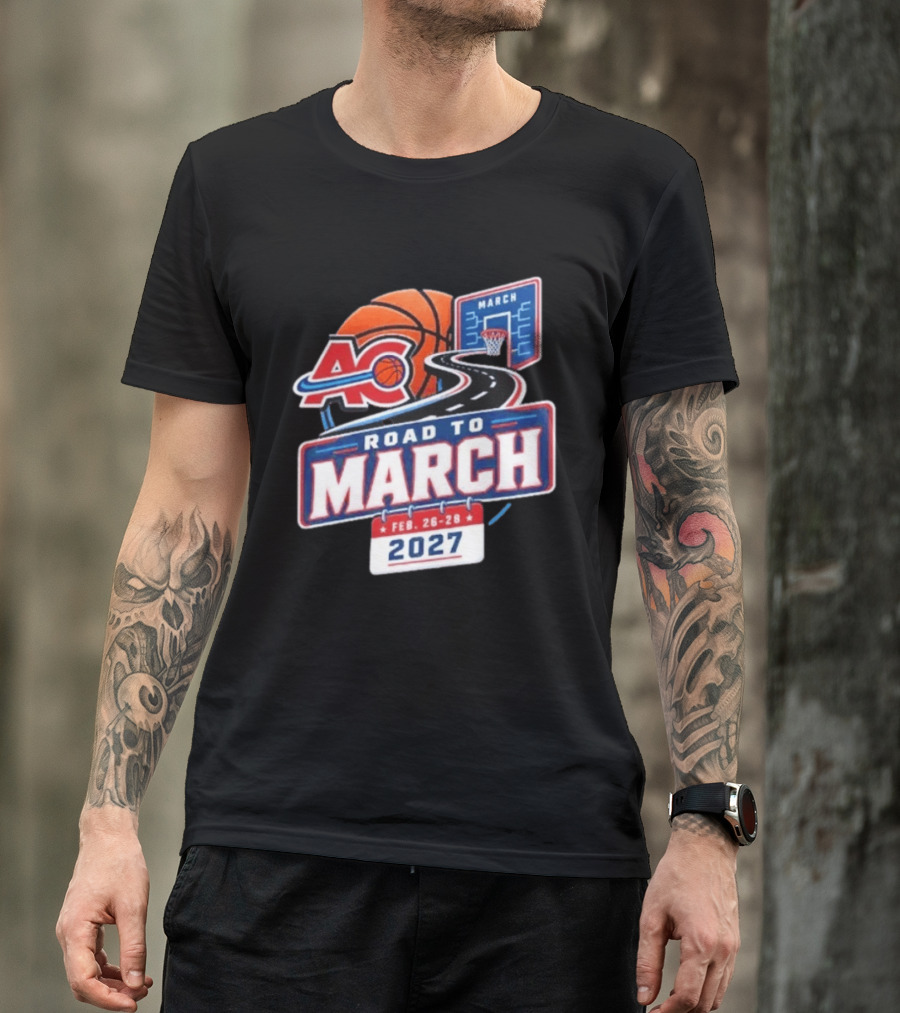 ACB Basketball Feb 26 28 Road To March 2027 T-Shirt