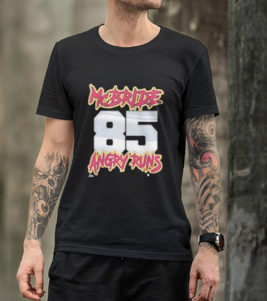 McBride 85 Angry Runs Arizona Cardinals 2026 T-Shirt