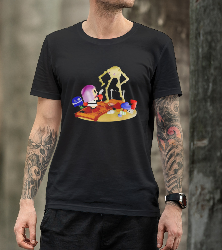 Little Mac Vs Yellow Devil Punch Out Nostalgic Battle Scene T-Shirt