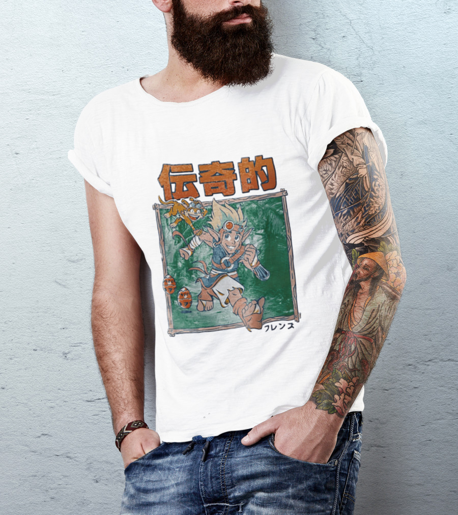 Legendary Adventure Jak And Daxter Jungle Run Orange Eggs T-Shirt
