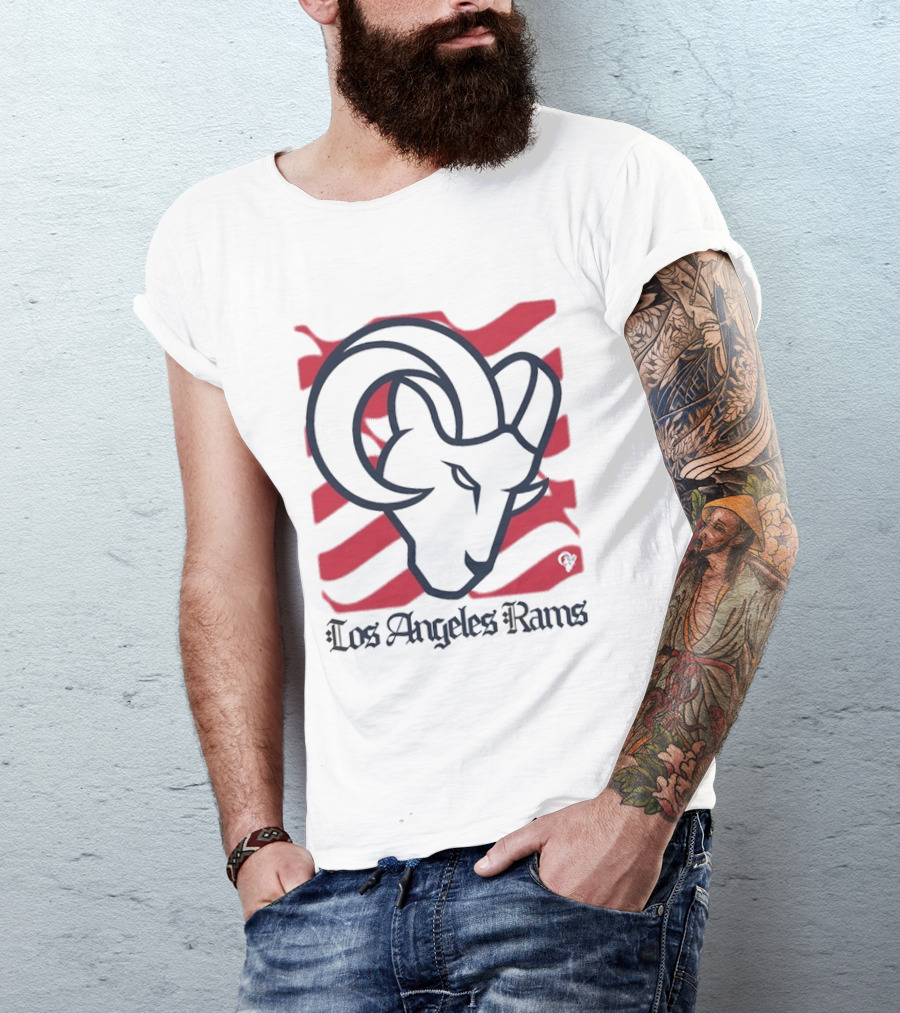 Los Angeles Rams Iconic Football Ram Head T-Shirt
