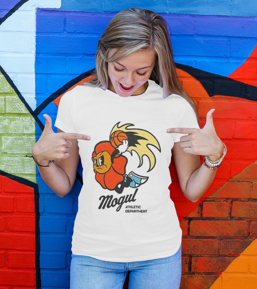 Mogul Athletic Department Dunking Character Basketball T-Shirt