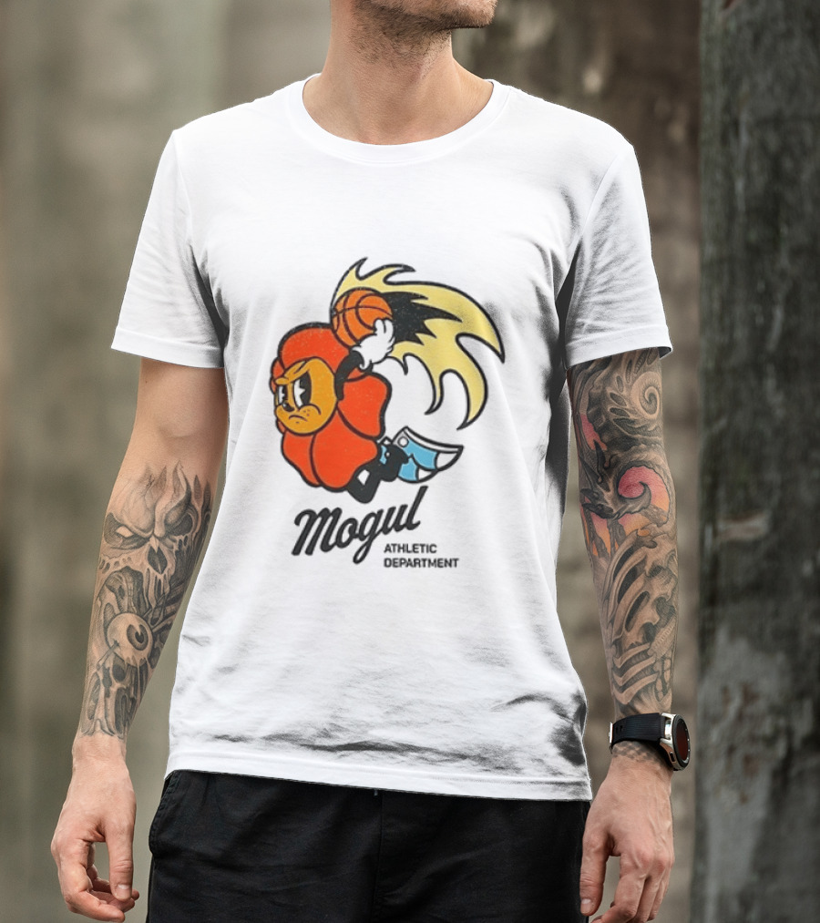 Mogul Athletic Department Dunking Character Basketball T-Shirt