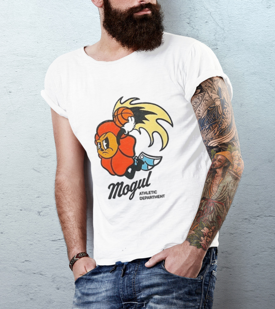 Mogul Athletic Department Dunking Character Basketball T-Shirt