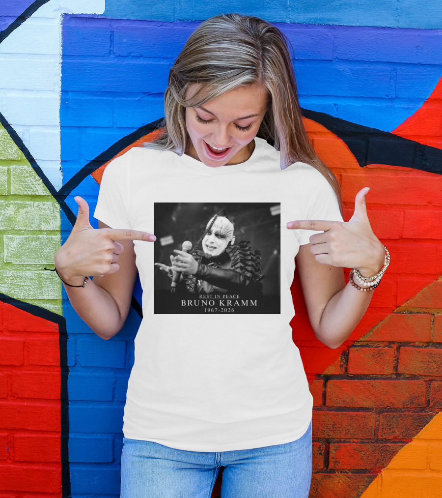 Rest In Peace Bruno Kramm 1967 2026 Musician Tribute Memorial T-Shirt