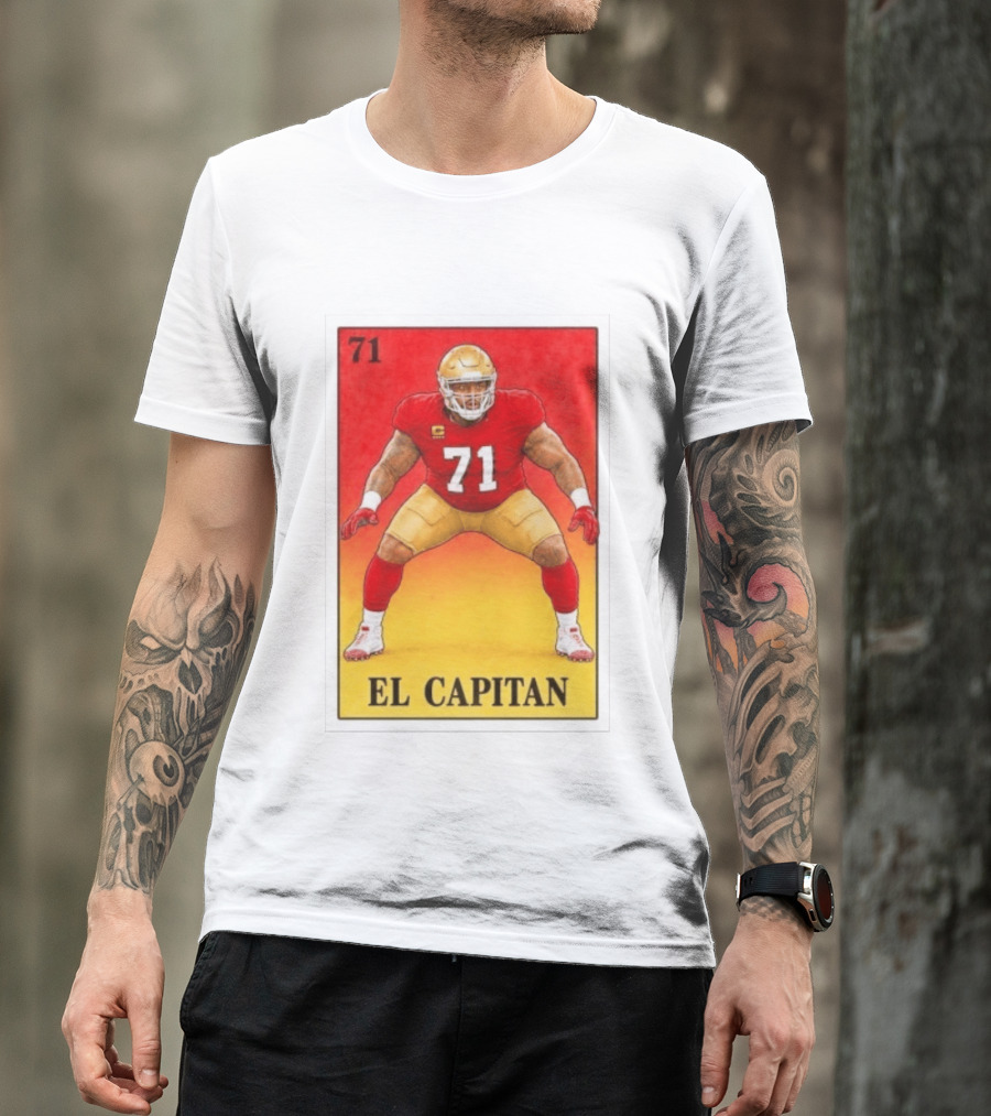 San Francisco 49ers 71 El Capitan Loteria Card NFL Football T-Shirt