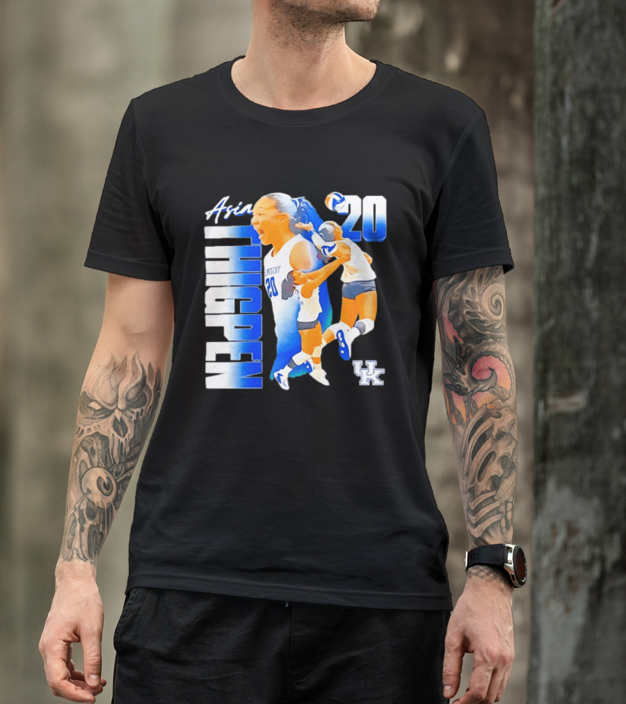 Asia Thigpen Kentucky Volleyball 20 UK Wildcats T-Shirt