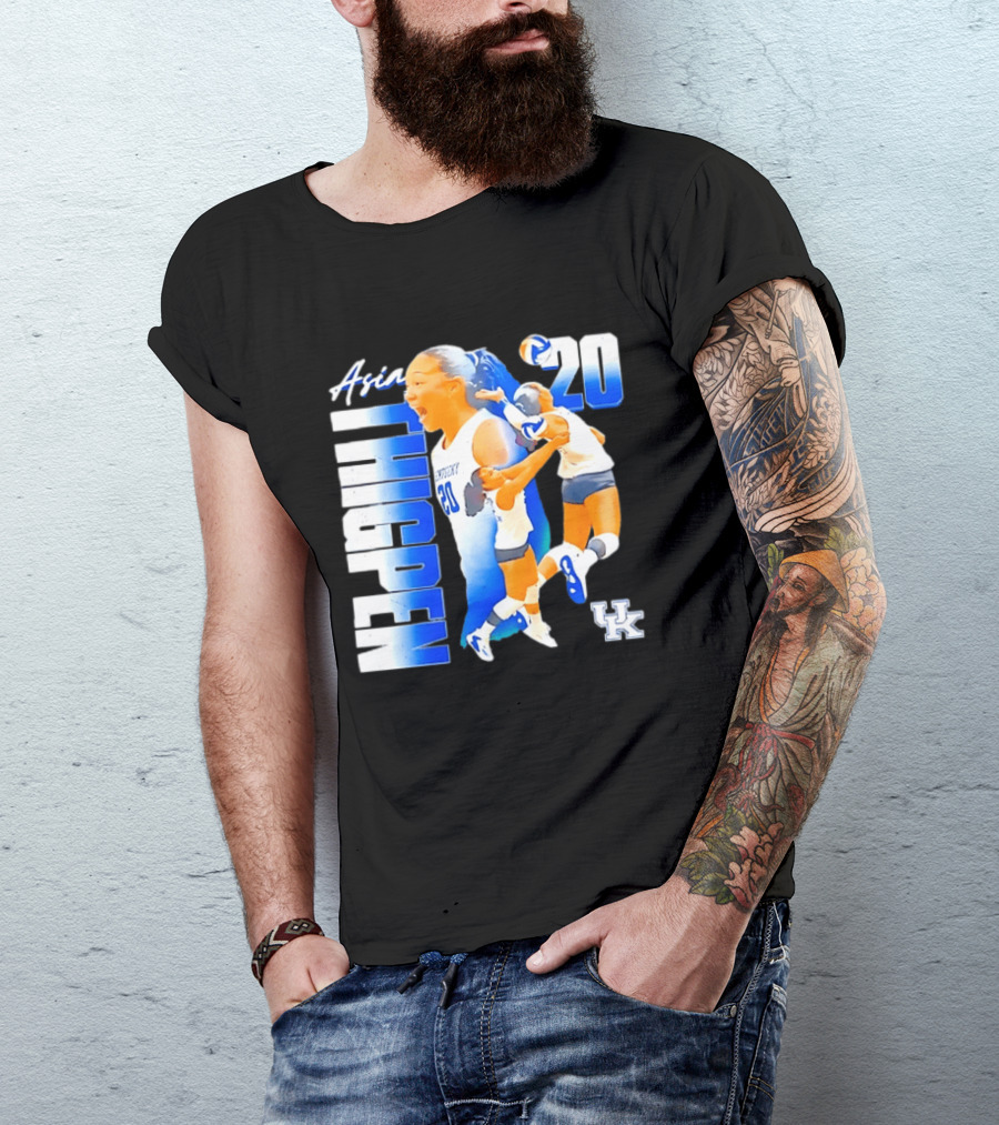 Asia Thigpen Kentucky Volleyball 20 UK Wildcats T-Shirt