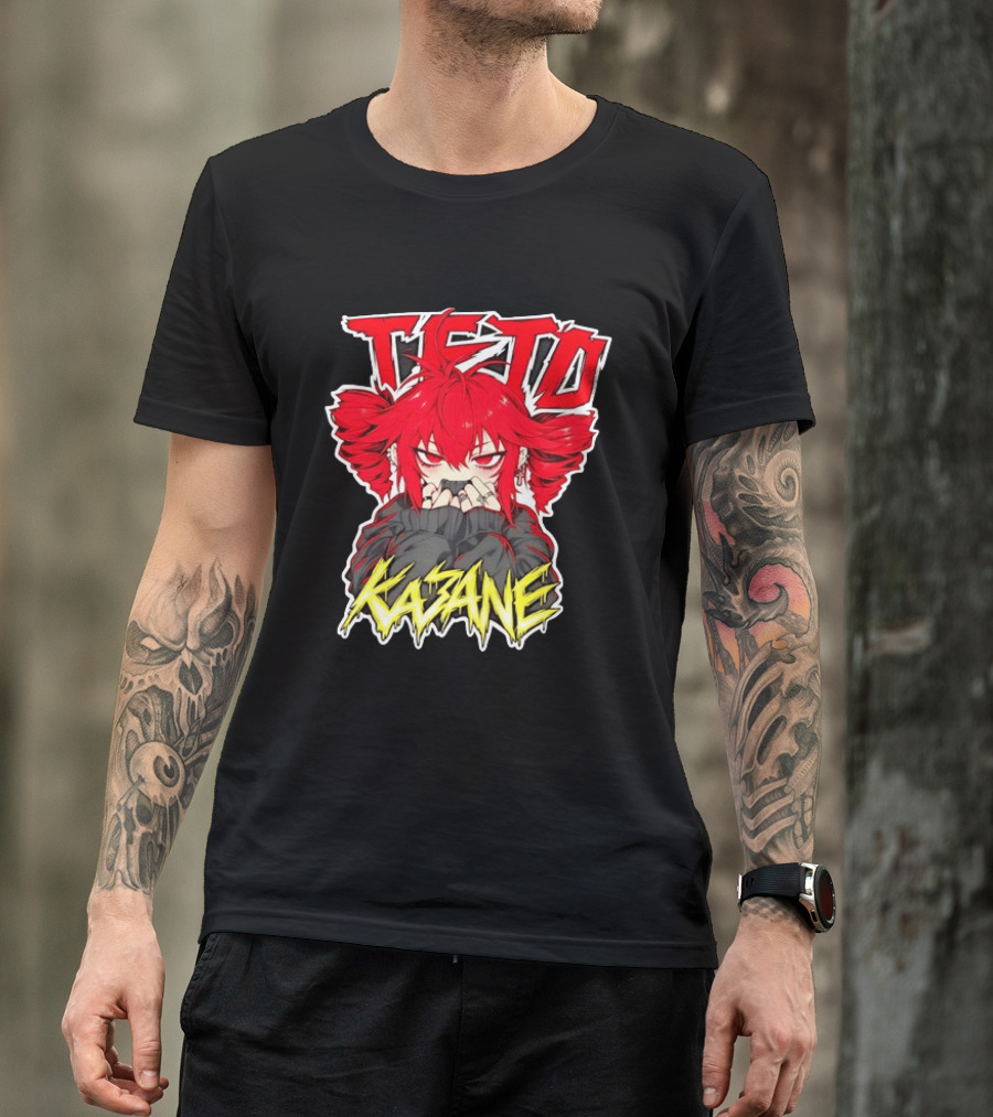 Teto Kasane Vocaloid Anime Manga Character Fan T-Shirt
