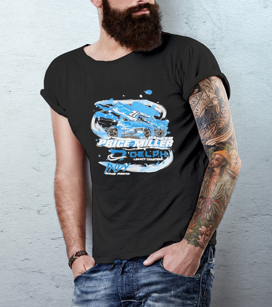 Parker Price Miller Delph Legacy Charters 21 Indy Race Parts Sprint Car T-Shirt
