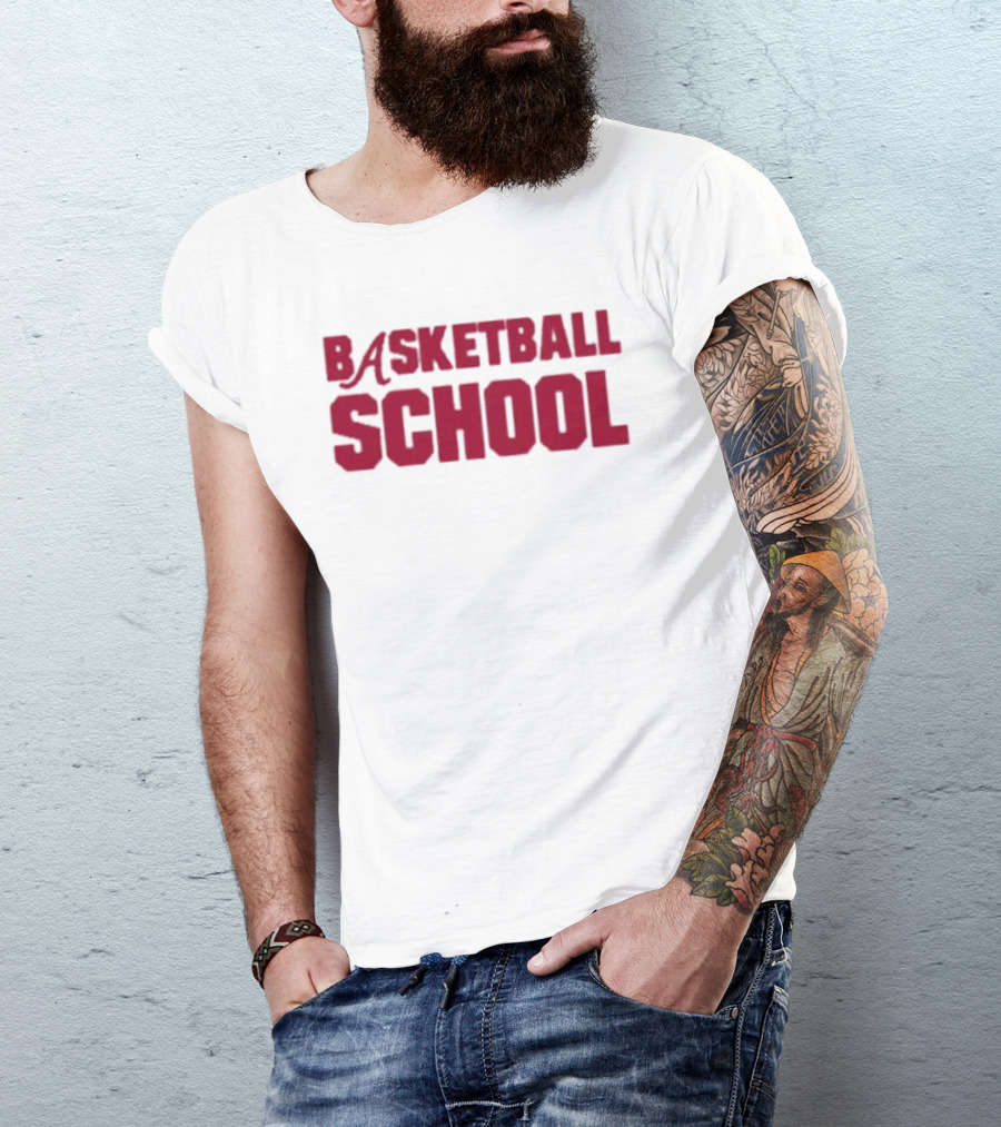 Alabama Crimson Tide Basketball School Basketball School T-Shirt