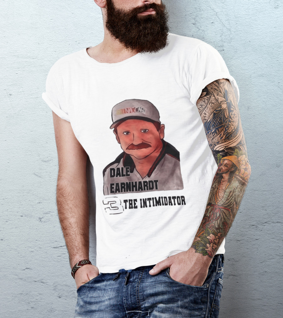 Dale Earnhardt 3 NASCAR The Intimidator T-Shirt