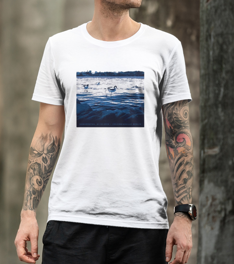 Donnerstag 01.10.2026 Columbiahhalle Berlin Death Cab For Cutie Birds By Water T-Shirt