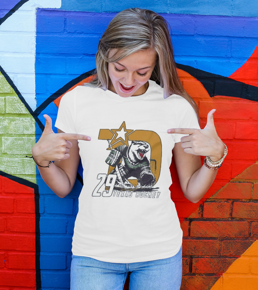 Texas Hockey Otter 29 Dallas Stars T-Shirt