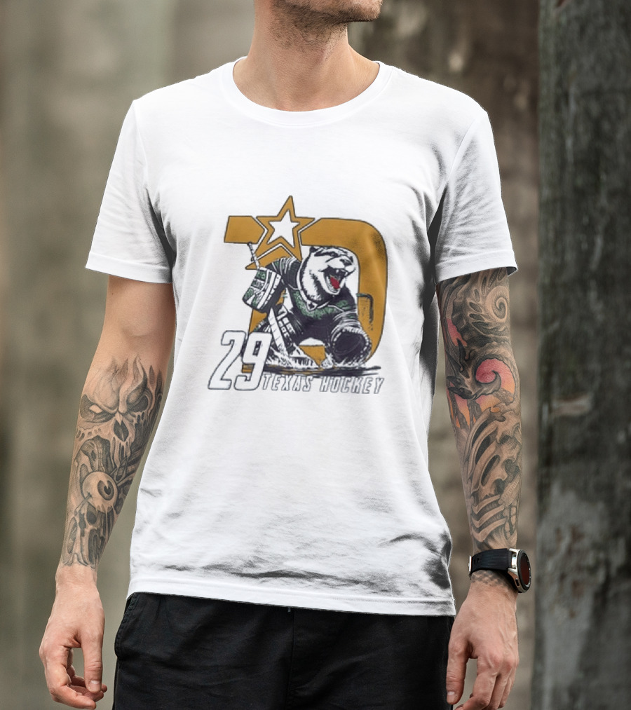 Texas Hockey Otter 29 Dallas Stars T-Shirt