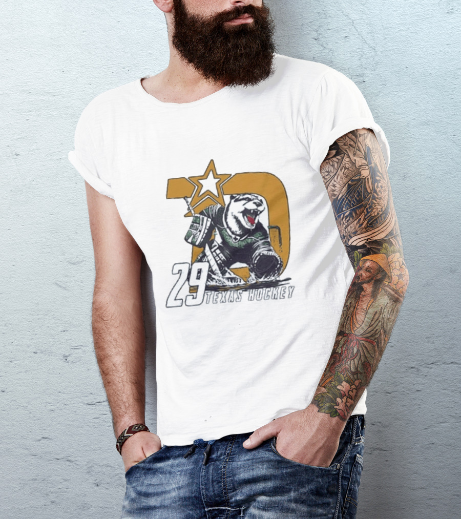 Texas Hockey Otter 29 Dallas Stars T-Shirt