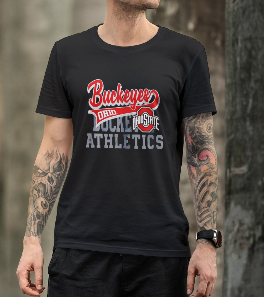 Ohio State Buckeyes Athletics Distressed Ohio Buckeyes T-Shirt