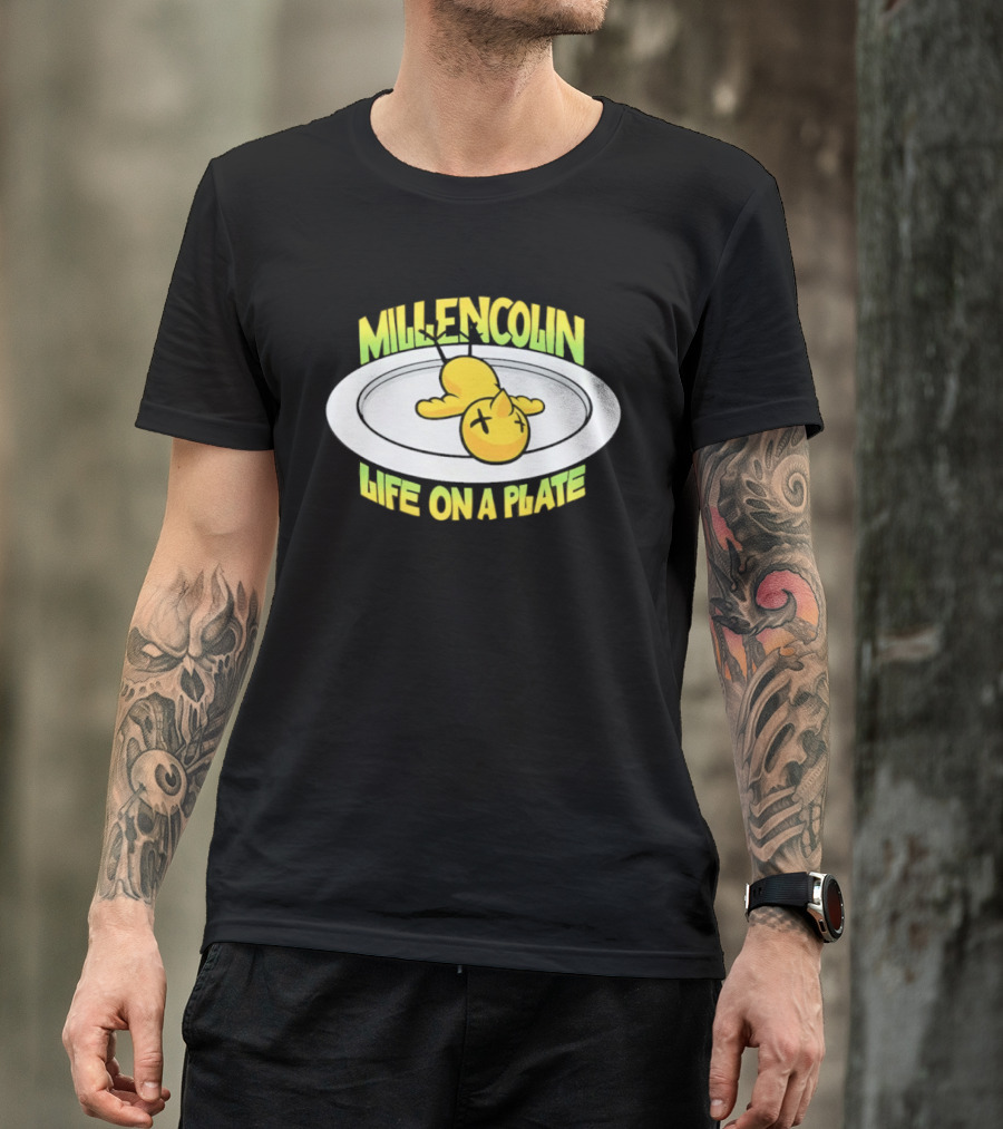 Millencolin Life On A Plate Punk Rock Album Art Yellow Duck T-Shirt