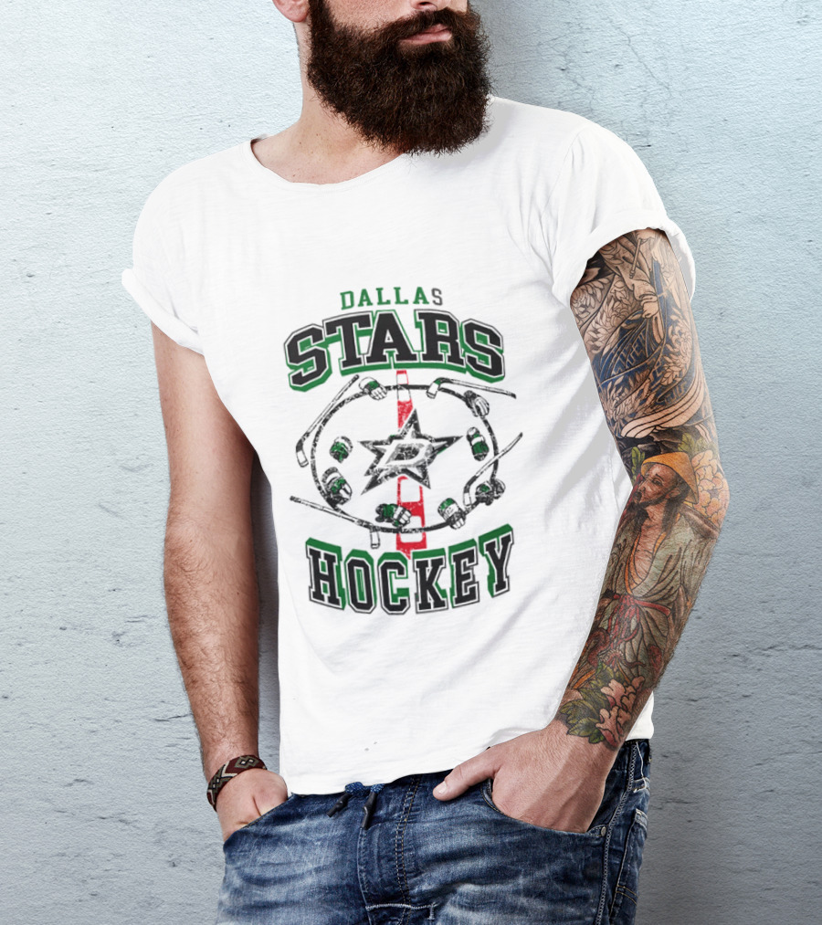 Dallas Stars Hockey Distressed NHL T-Shirt