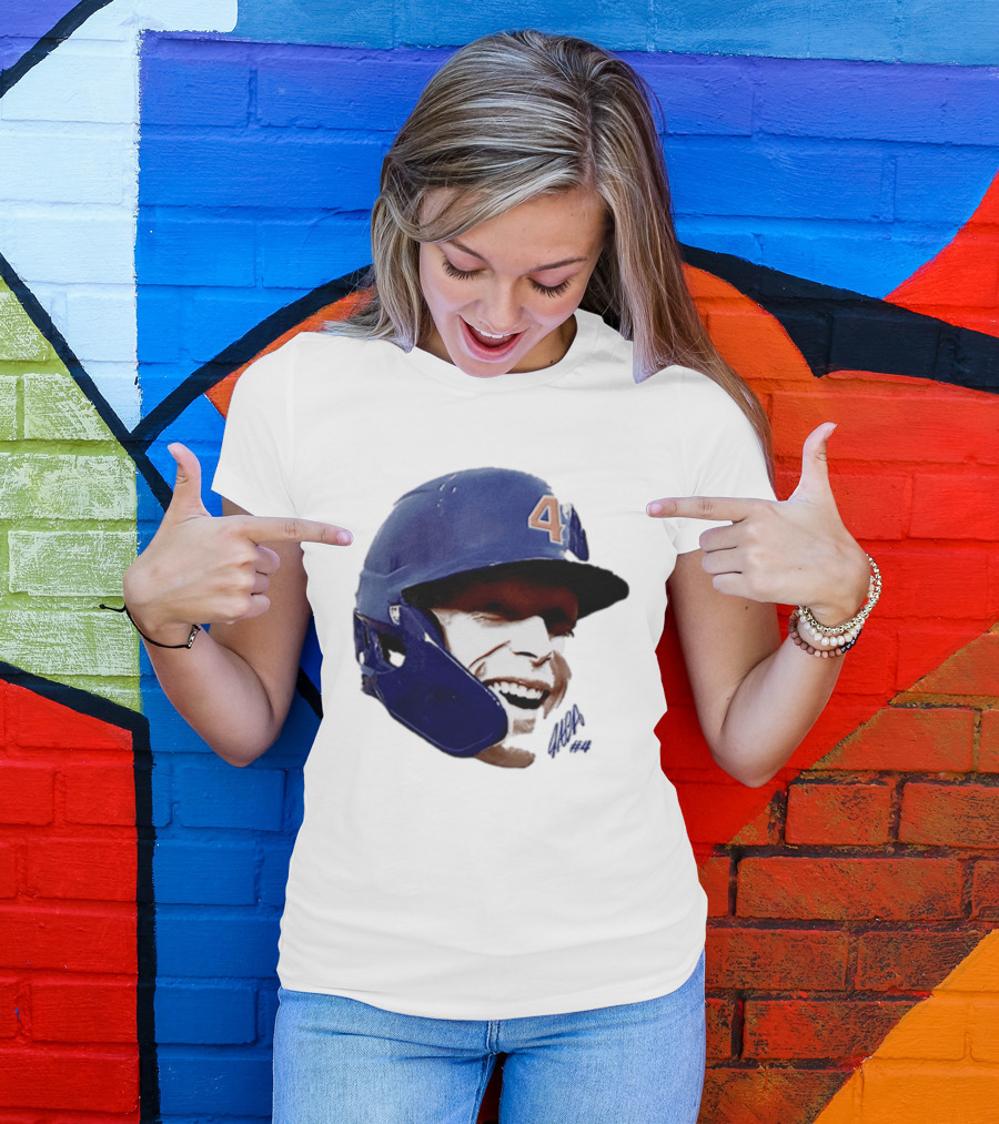 Pete Crow Armstrong Chicago Cubs Big Head Number 40 Baseball T-Shirt