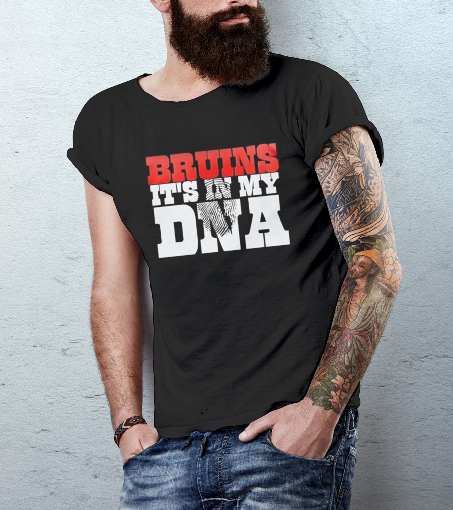 Bruins It's In My DNA NHL Hockey Fan Pride T-Shirt