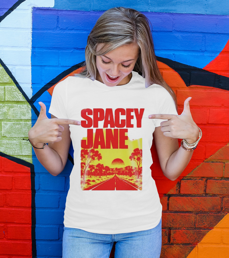 Spacey Jane Live Tour Australian Outback Sunset Scene T-Shirt