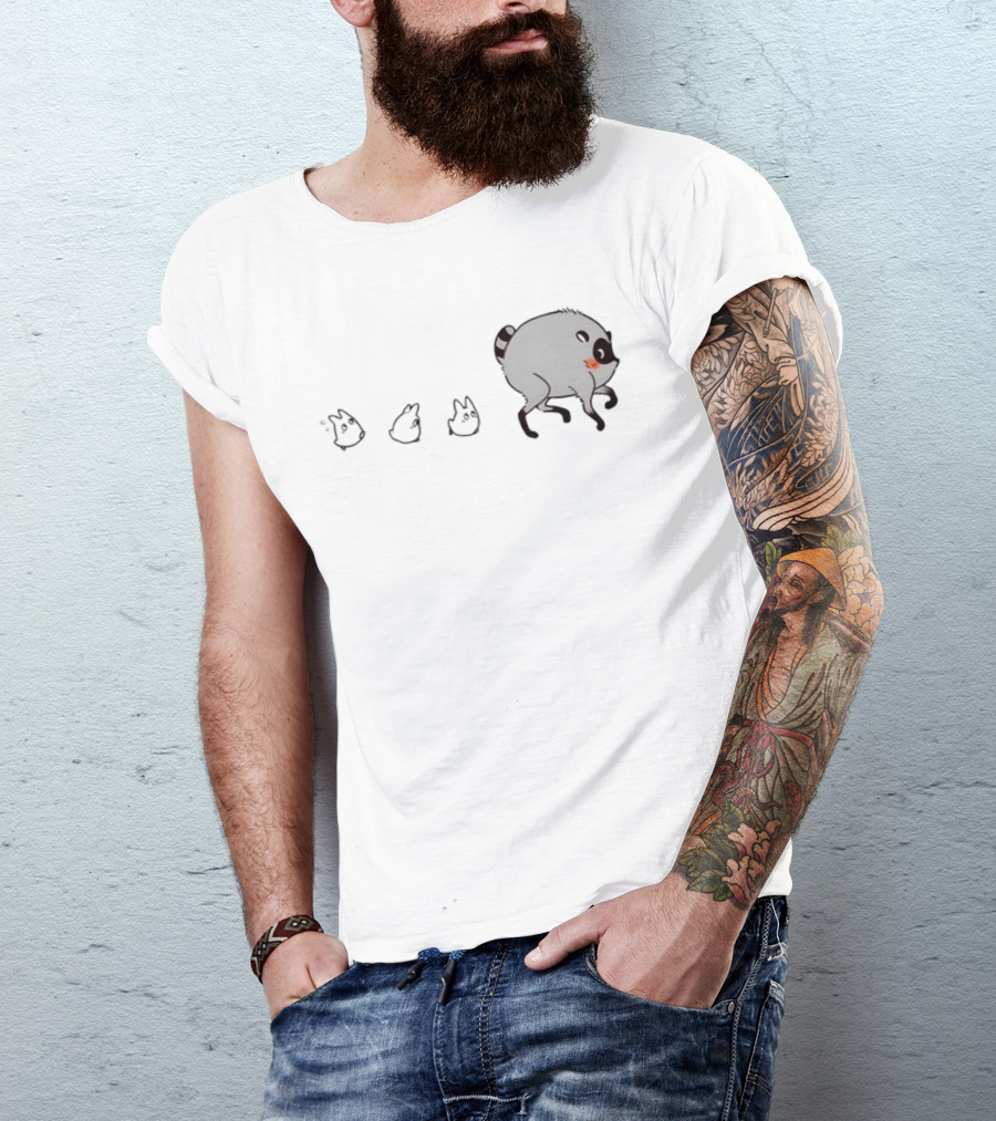 Stephanie Mai Jimothy Raccoon Little Spirits Figuren Raccoon T-Shirt