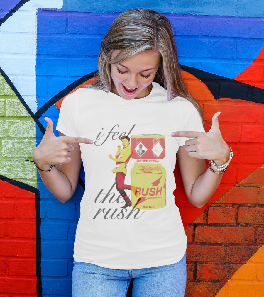 I Feel The Rush Leather Cleaner Chris Colfer T-Shirt
