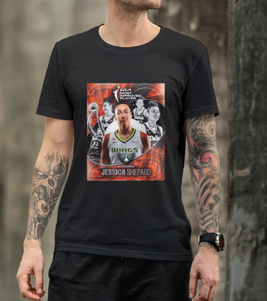 WNBA Most Improved Player 2023 Dallas Wings Jessica Shepard T-Shirt