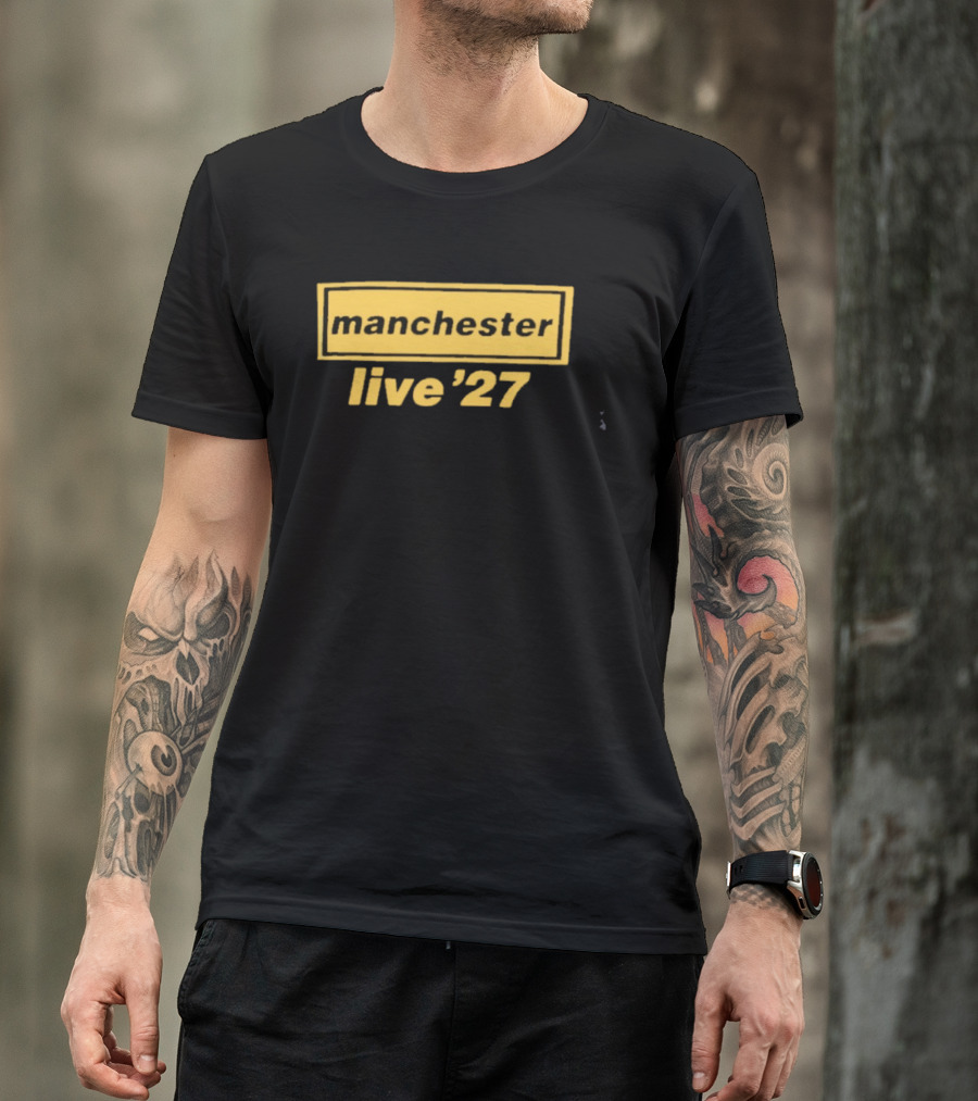 Oasis Manchester Live 27 Vintage Concert T-Shirt