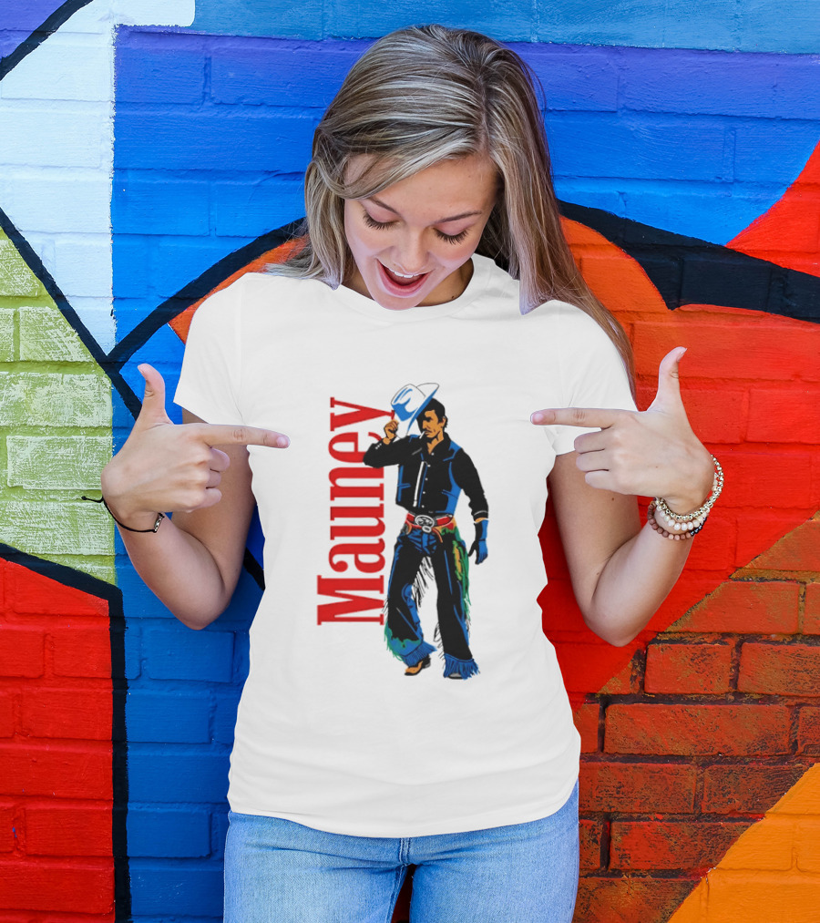 JB Mauney Bull Rider Cowboy Style Western T-Shirt