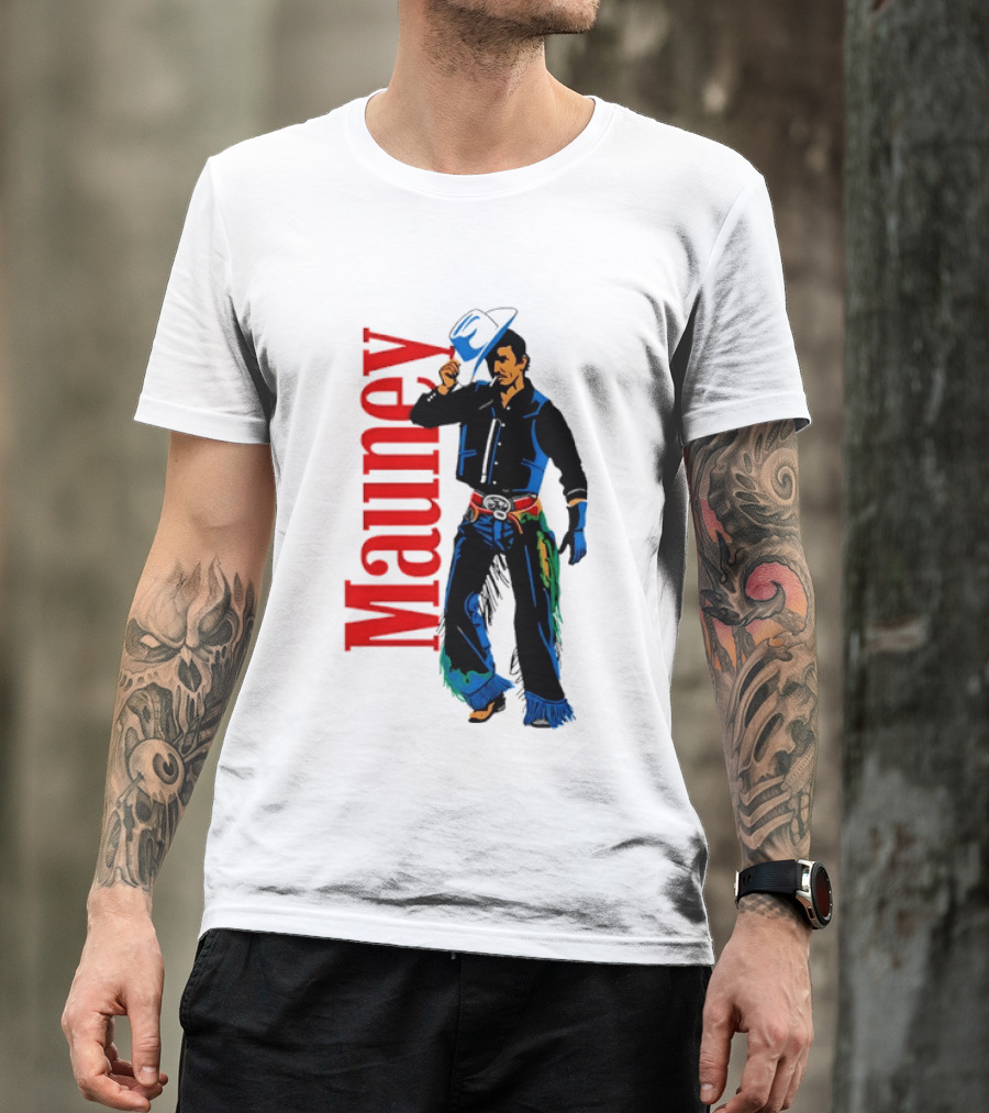 JB Mauney Bull Rider Cowboy Style Western T-Shirt