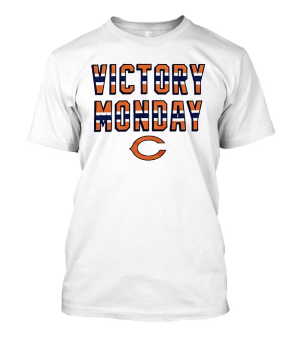 Victory Monday Chicago Bears Fans Celebration T-Shirt