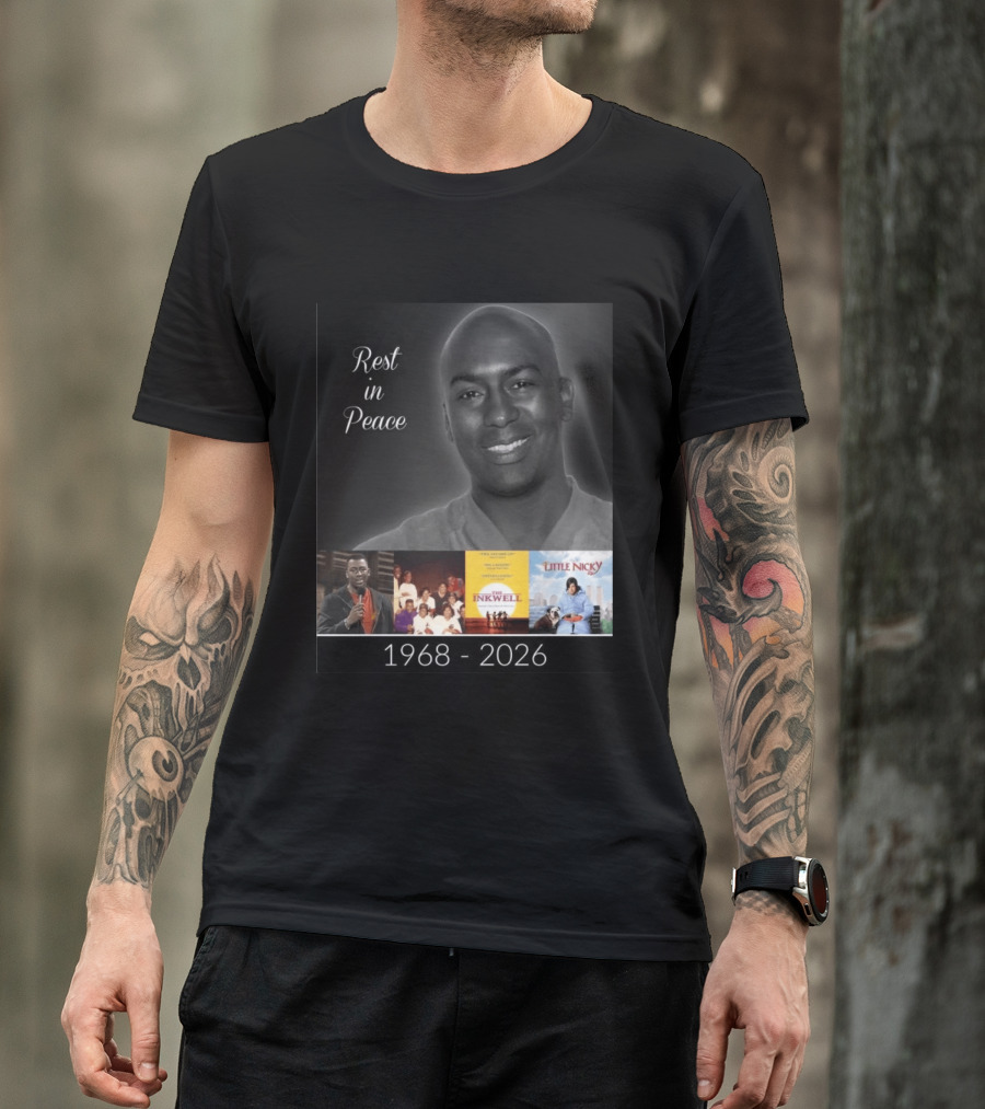 Rest In Peace Reggie McFadden 1968 2026 In Living Color Def Comedy Jam Little Nicky The Inkwell T-Shirt