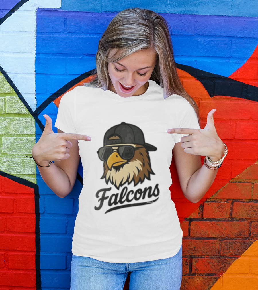 Falcons Eagle Sunglasses Baseball Cap T-Shirt