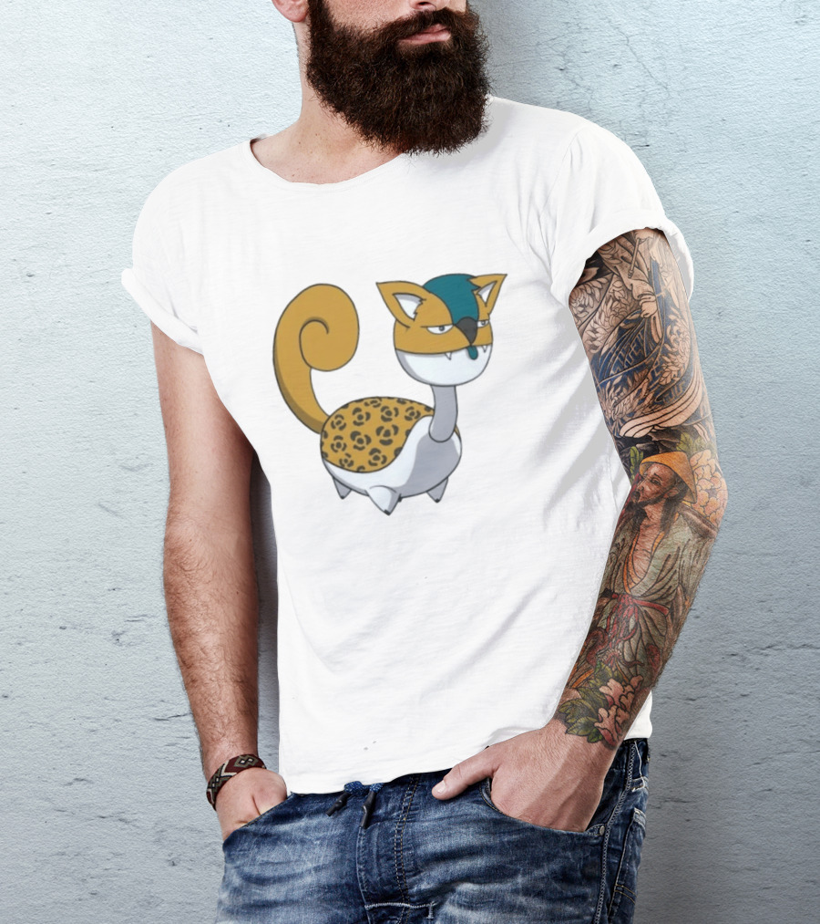 Jacksonville Jaguars Pokemon Fusion Cartoon T-Shirt