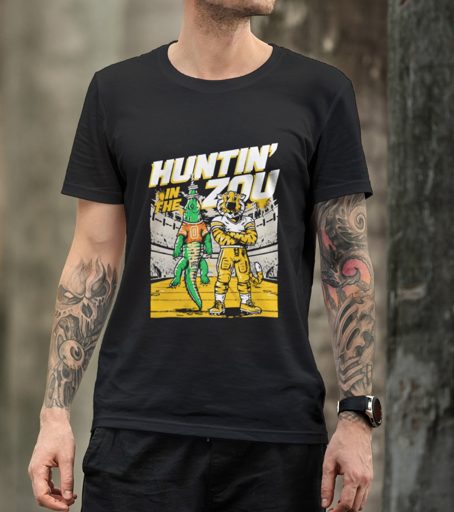 Huntin' In The Zou Missouri Tigers Stadium Rivalry T-Shirt