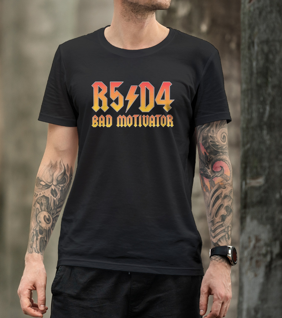 R5 D4 Bad Motivator Star Wars Droid Astromech Retro Pop Culture T-Shirt