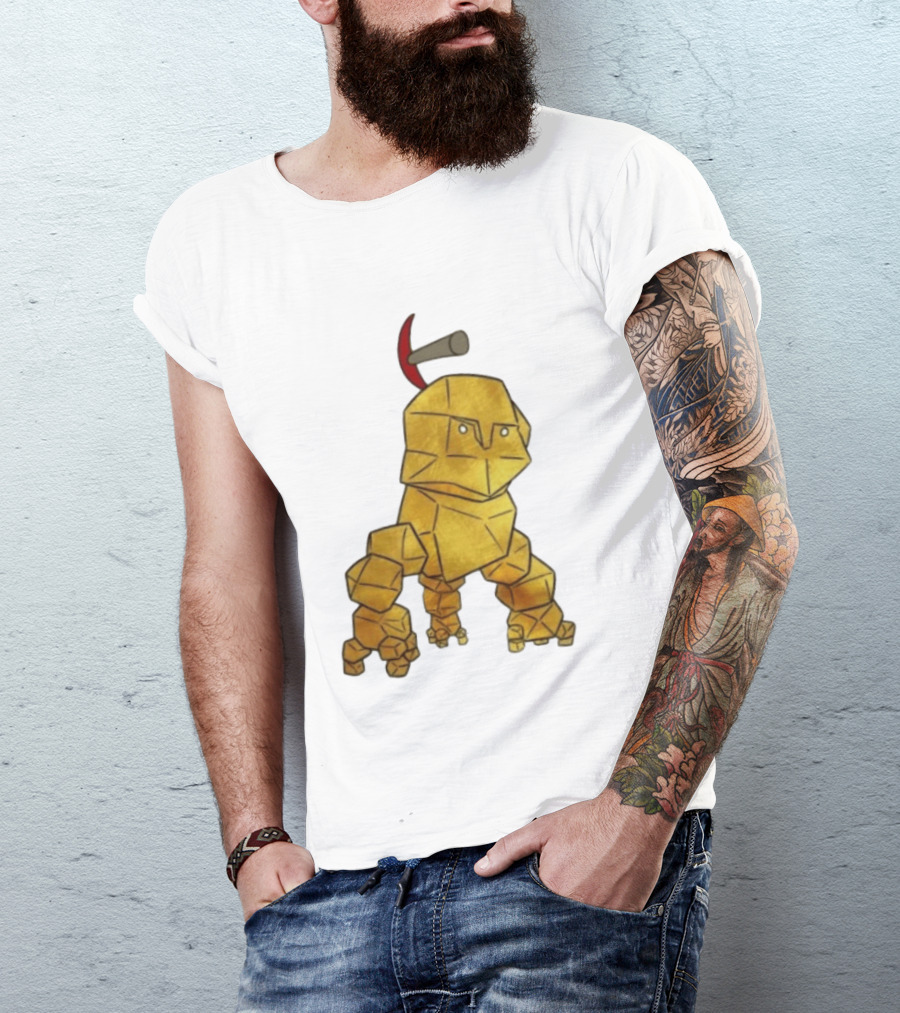 San Francisco 49ers Gold Rock Golem Miner Pickaxe T-Shirt