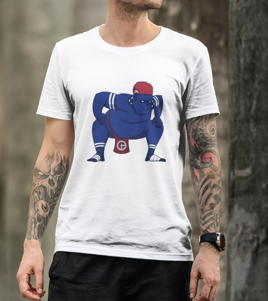 Hariyama Pokemon New York Giants Sumo Wrestler T-Shirt