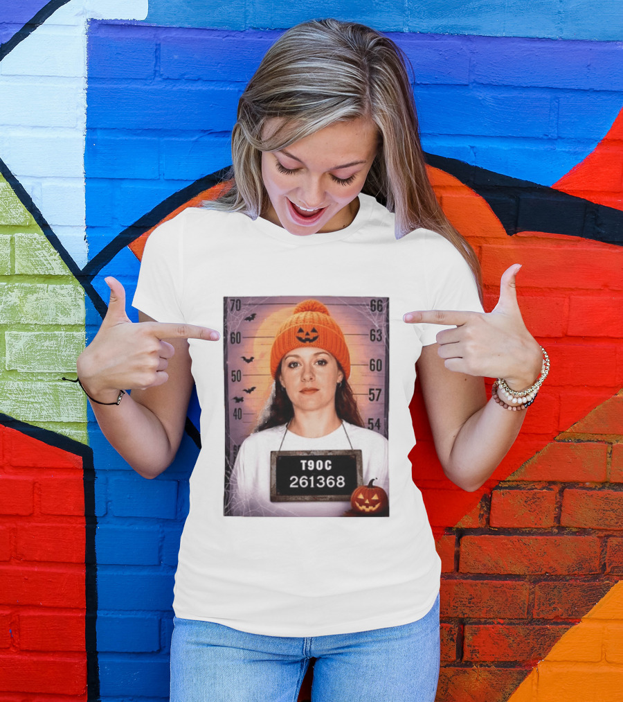 T90C Halloween Shot Pumpkin Hat 261368 T-Shirt