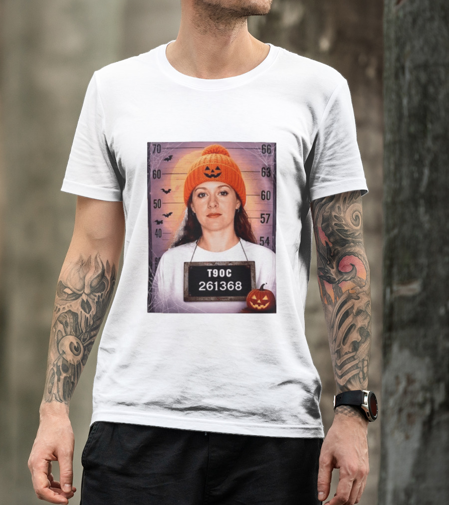 T90C Halloween Shot Pumpkin Hat 261368 T-Shirt