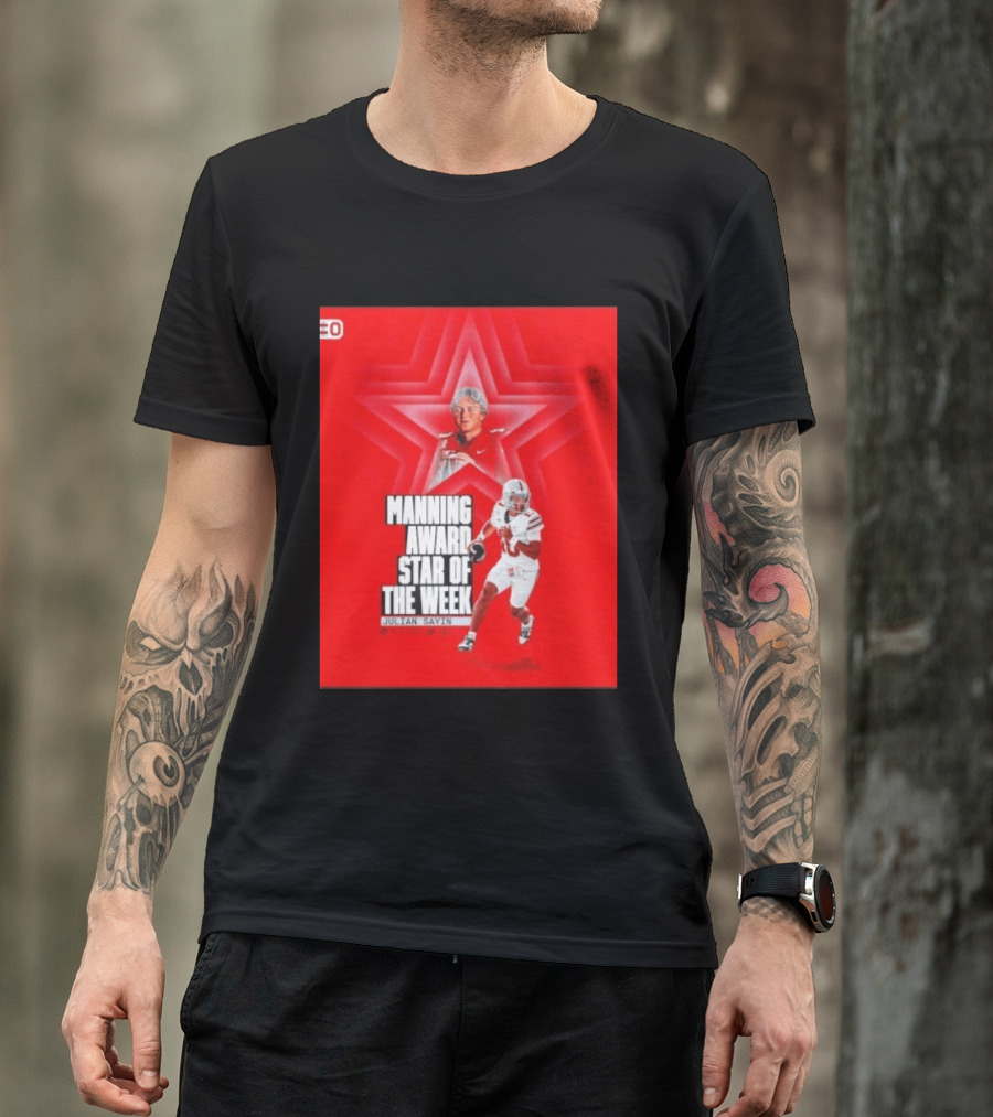 Manning Award Star Of The Week Julian Sayin Ohio State Buckeyes T-Shirt
