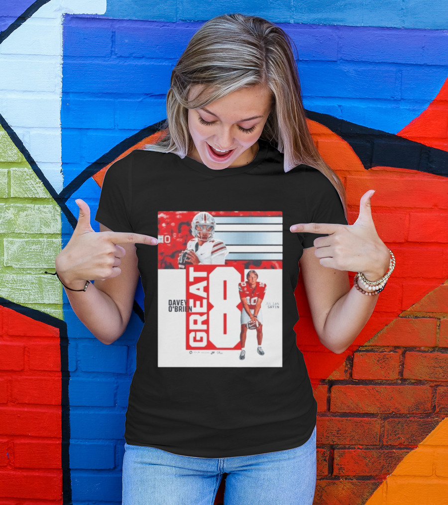 Ohio State Buckeyes Great 8 Julian Sayin Davey O'Brien Award T-Shirt