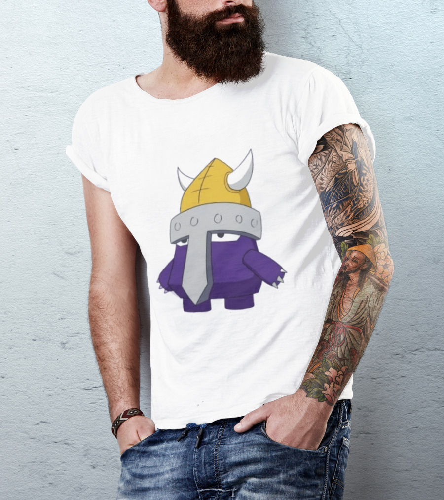 Minnesota Vikings Pokemon Mashup Viking Helmet T-Shirt