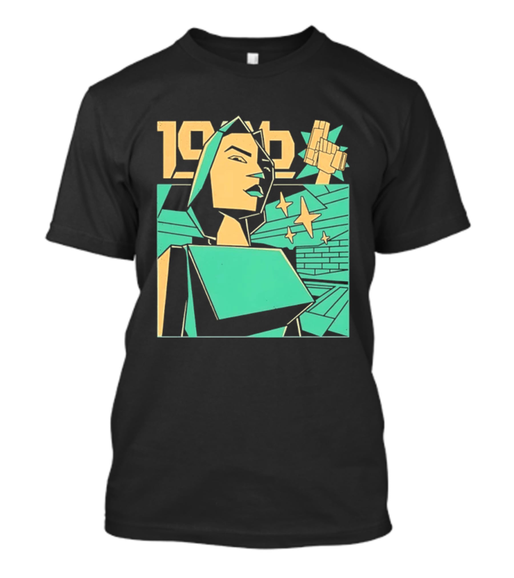 Lara Croft 1996 Polygon Style Tomb Raider Video Game T-Shirt
