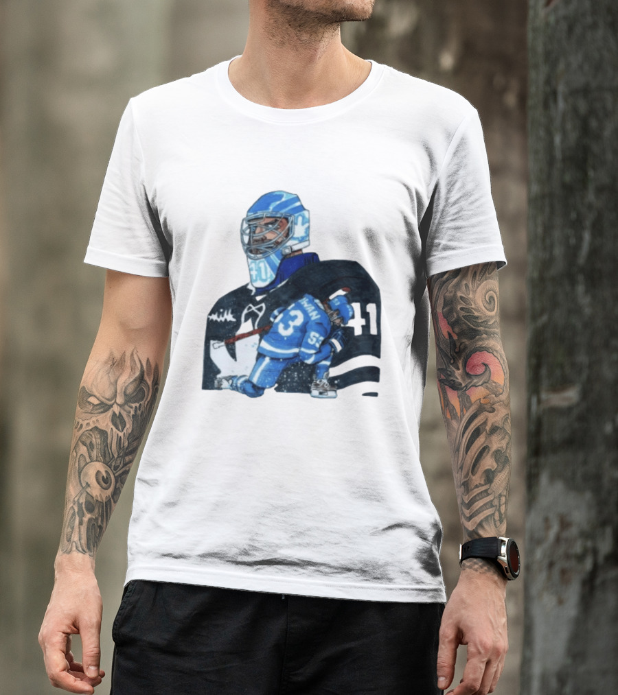 Cowan 53 Toronto Hockey Game 2 BrianBeLeafs Goalie Art 41 T-Shirt
